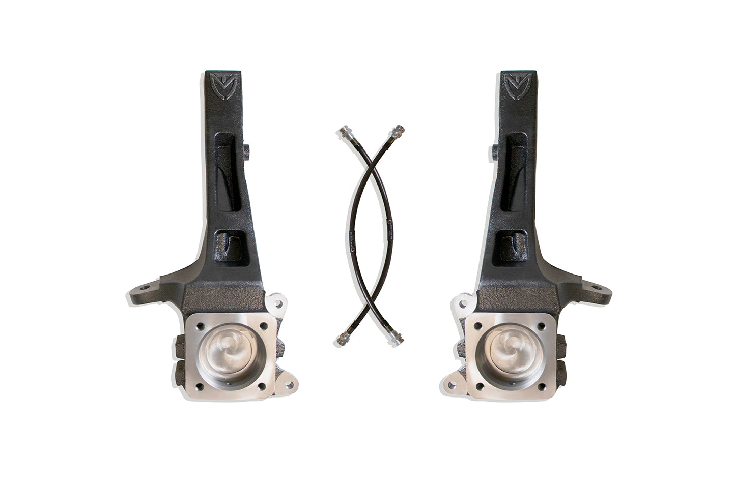MaxTrac Suspension 2005-2022 Toyota Tacoma 6-Lug 2WD 4" Lift Spindles With Brake Lines 706840