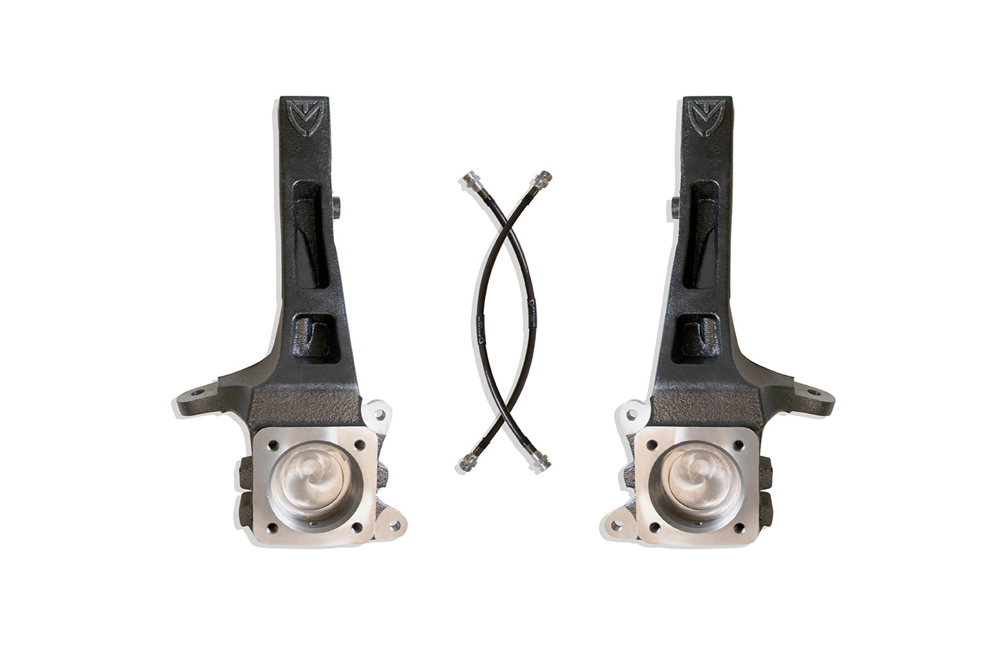 MaxTrac Suspension 2005-2023 Toyota Tacoma 6-Lug 2WD 4" Lift Spindles With Brake Lines 706840