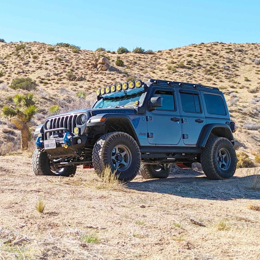 KC Hilites 2021-2024 Jeep Wrangler 4XE Bracket Set 50" Light Bar Overhead Mount Pair 7331