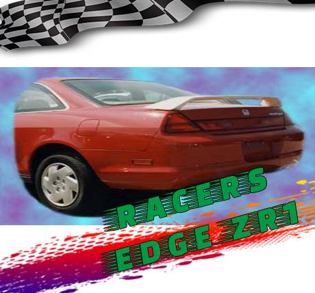 RacersEdgeZR1 2001-2002 Honda Accord 4dr Custom Style ABS Spoilers RE140L-4