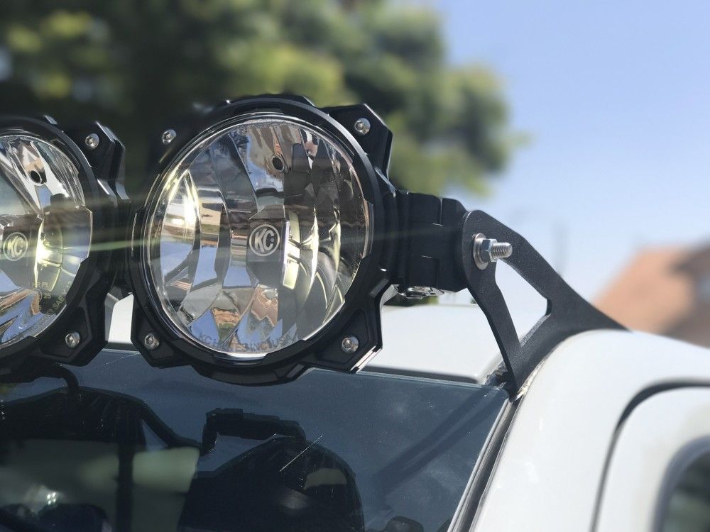 KC Hilites 2015-2020 Ford F-150 2017-2020 Raptor Bracket Set 57" Pro6 Gravity LED Overhead Mount Pair 7379