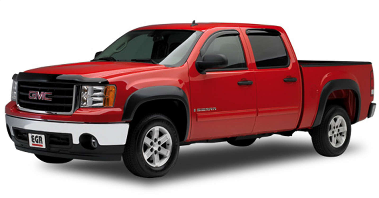 EGR 2007-2013 GMC Sierra 1500 Crew Cab Extended Cab Standard Cab Pickup 2 4 Door Set Of 4 Rugged Fender Flares 751514