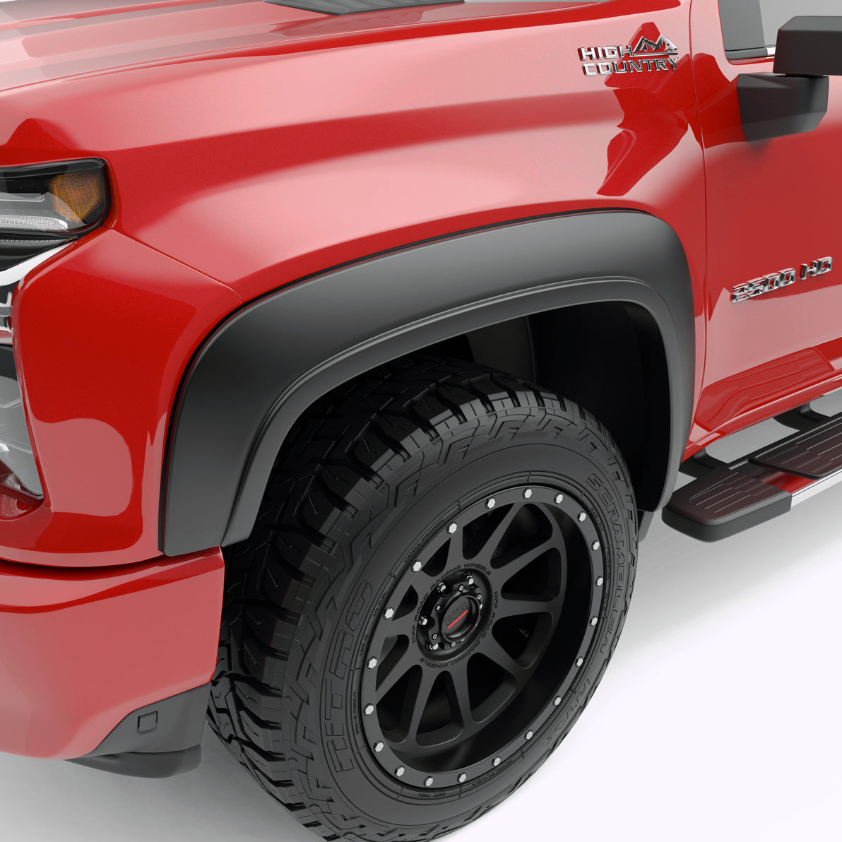 EGR 2020-2024 Chevrolet Silverado 2500HD 3500HD Crew Cab Extended Cab Standard Cab Pickup 2 4 Door Set Of 4 Rugged Fender Flares 751884