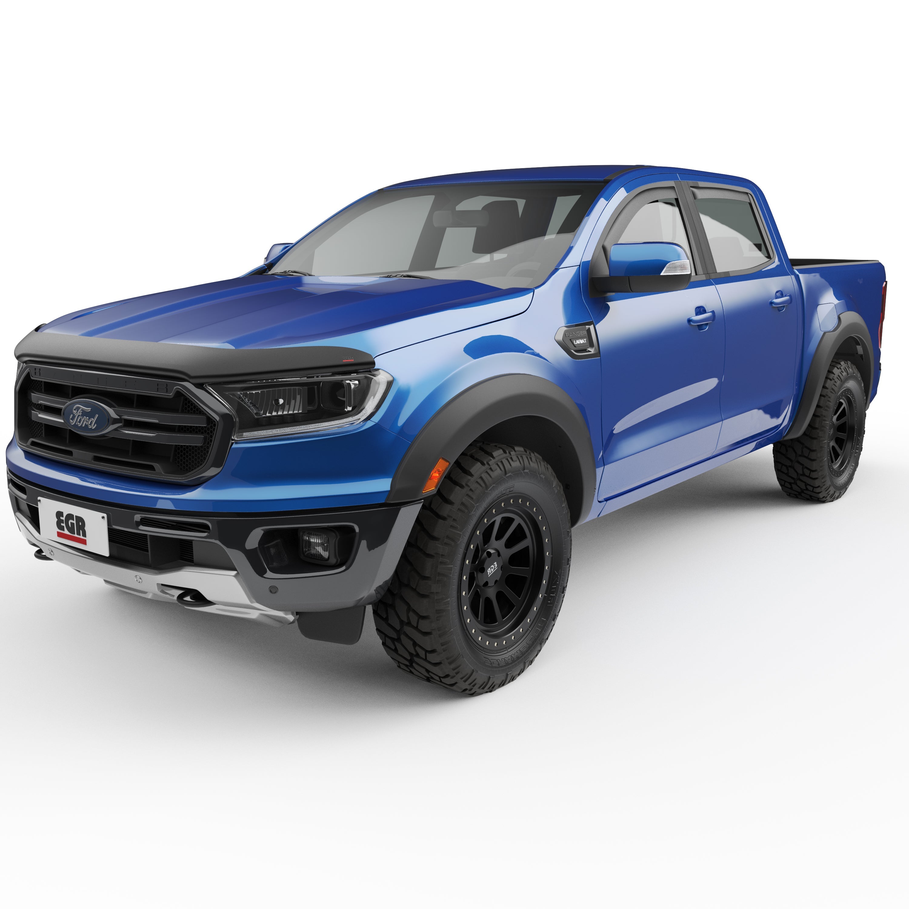 EGR 2019-2023 Ford Ranger Crew Cab Extended Cab Pickup 4 Door Set Of 4 Rugged Fender Flares 753554