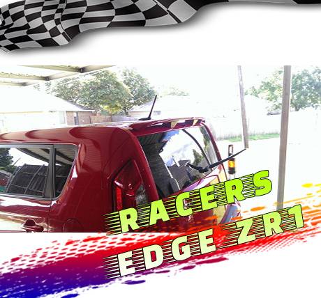 RacersEdgeZR1 2010-2013 KIA Soul 4 Post OE Style ABS Spoilers RE228N-0