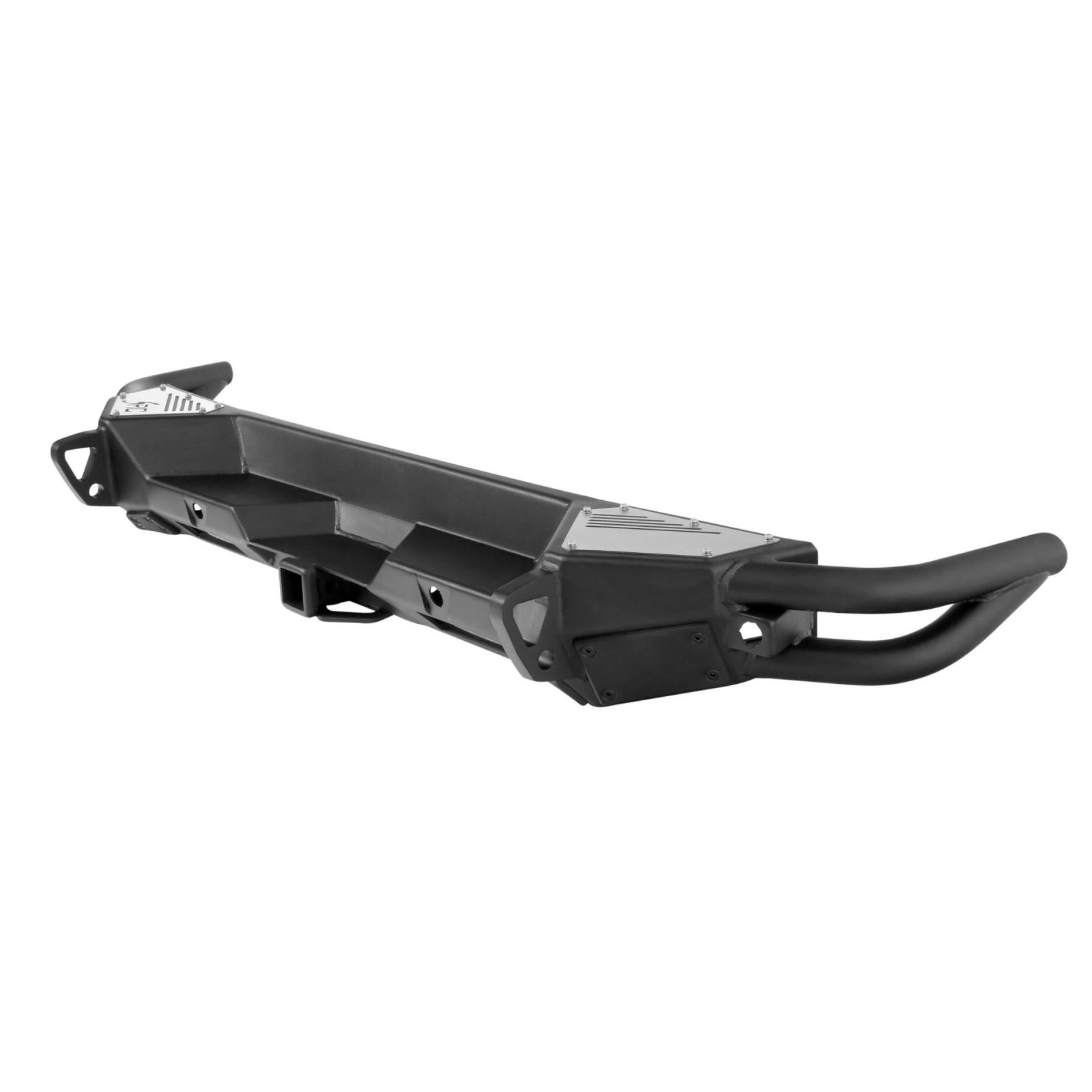 Smittybilt 2018-2023 Jeep Wrangler JL SRC Rear Bumper Gen2 Reciever Hitch D-Ring Mount Black 77714