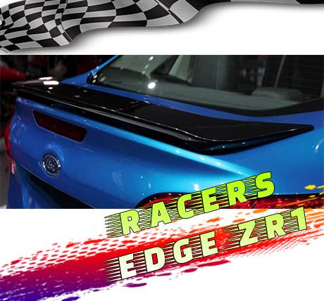 RacersEdgeZR1 2015-2016 Ford Focus 4 Dr OE Style ABS Spoilers READ-413-0