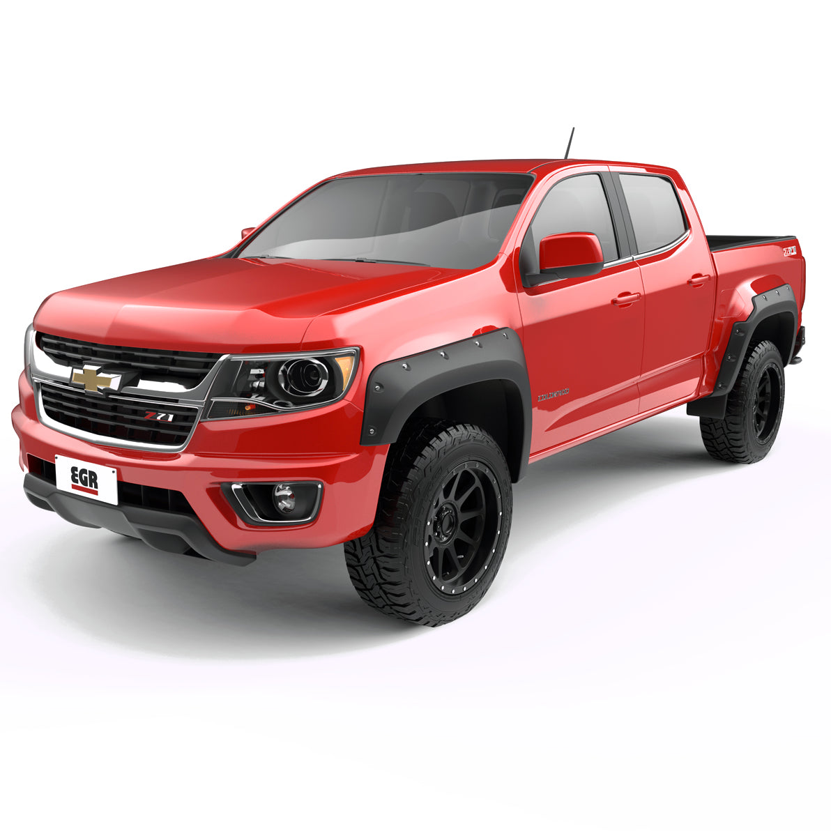 EGR 2015-2022 Chevrolet Colorado Crew Cab Extended Cab Pickup 4 Door Set Of 4 Traditional Bolt-On Look Fender Flares 791394