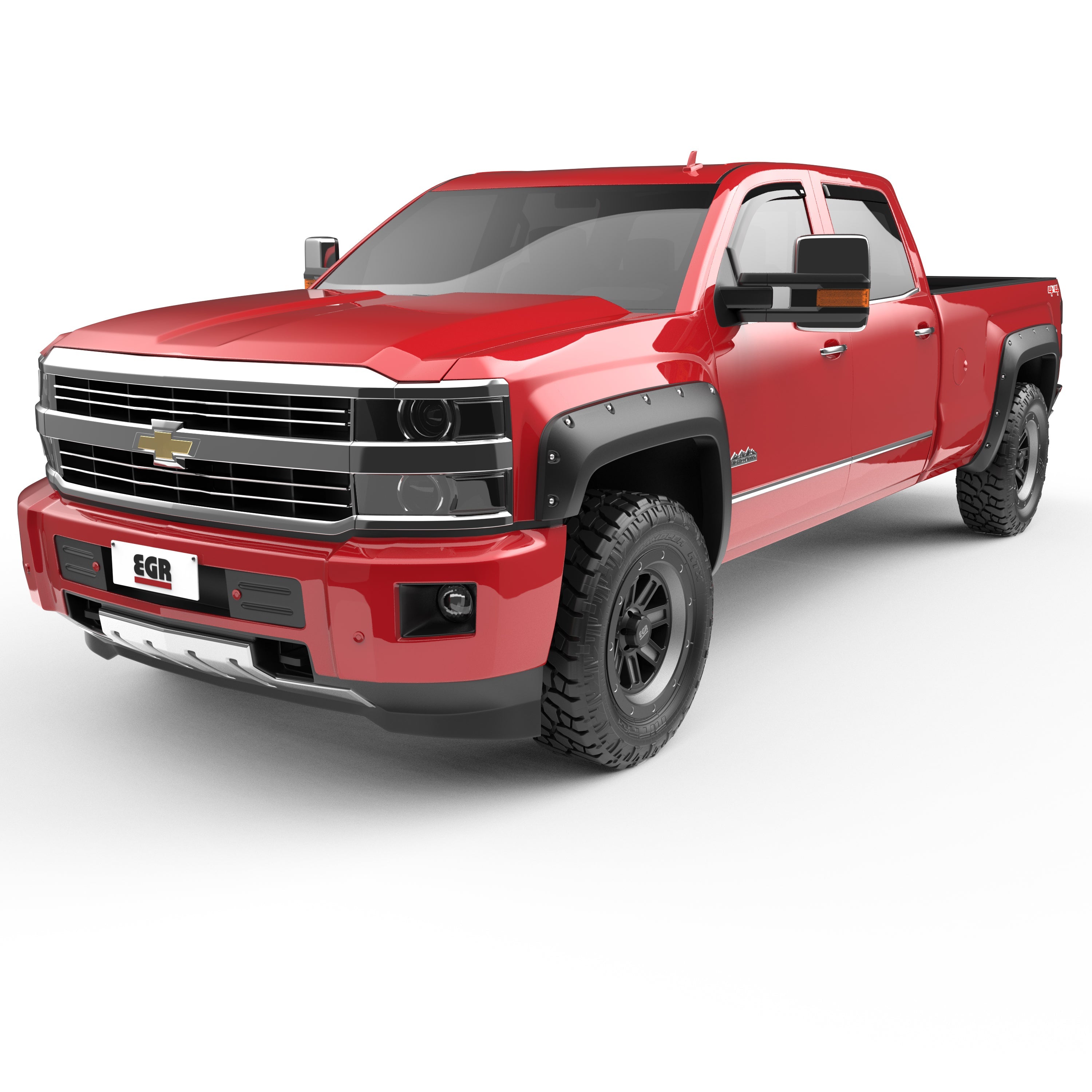 EGR 2014-2019 Chevrolet Silverado 1500 Silverado 2500HD 3500HD Crew Extended Standard Cab Pickup 2Dr 4Dr Set Of 4 Traditional Bolt-On Look Fender Flares 791574