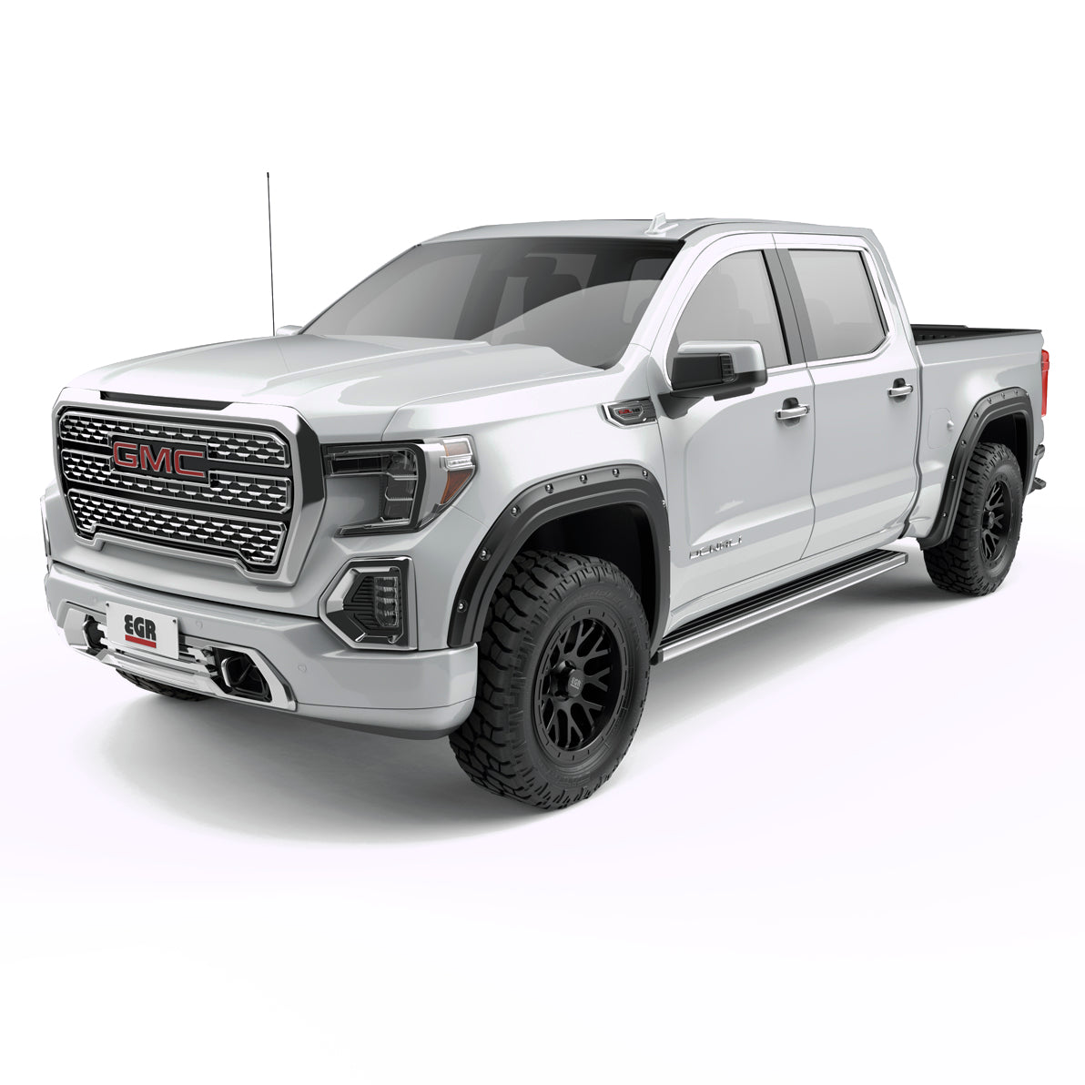 EGR 2019-2024 GMC Sierra 1500 Crew Cab Extended Cab Standard Cab Pickup 2 4 Door Set Of 4 Traditional Bolt-On Look Fender Flares 791794