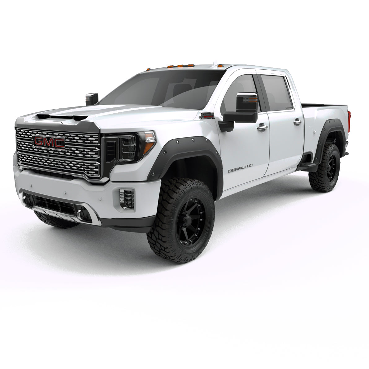 EGR 2020-2023 GMC Sierra 2500HD 3500HD Crew Cab Extended Cab Standard Cab Pickup 2 4 Door Set Of 4 Traditional Bolt-On Look Fender Flares 791954