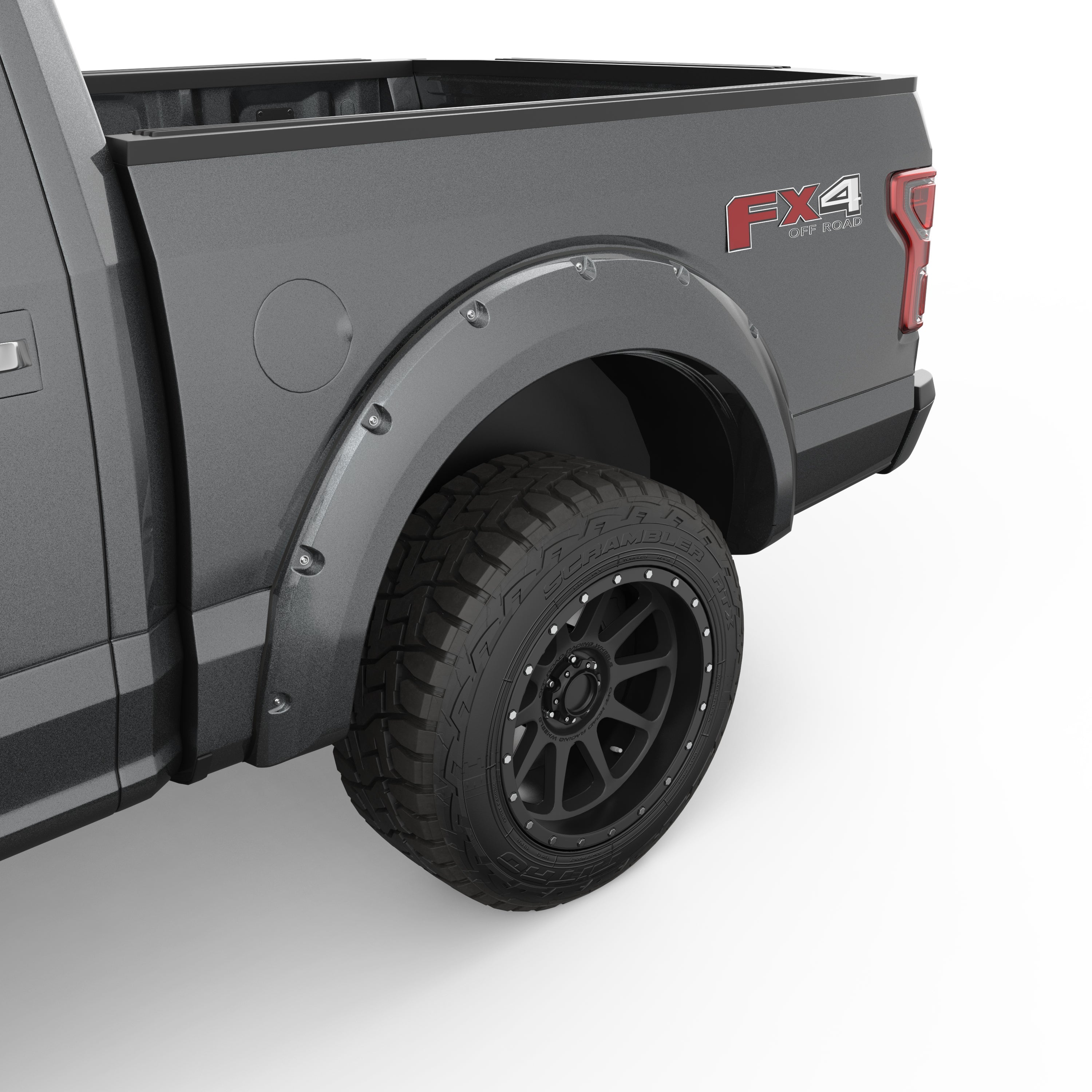 EGR 2015-2017 Ford F-150 Extended Crew Standard Cab Pickup 2Door 4Door Painted To Code Magnetic Set Of 4 Non Raptor Traditional Bolt-On Look Fender Flares 793474-J7