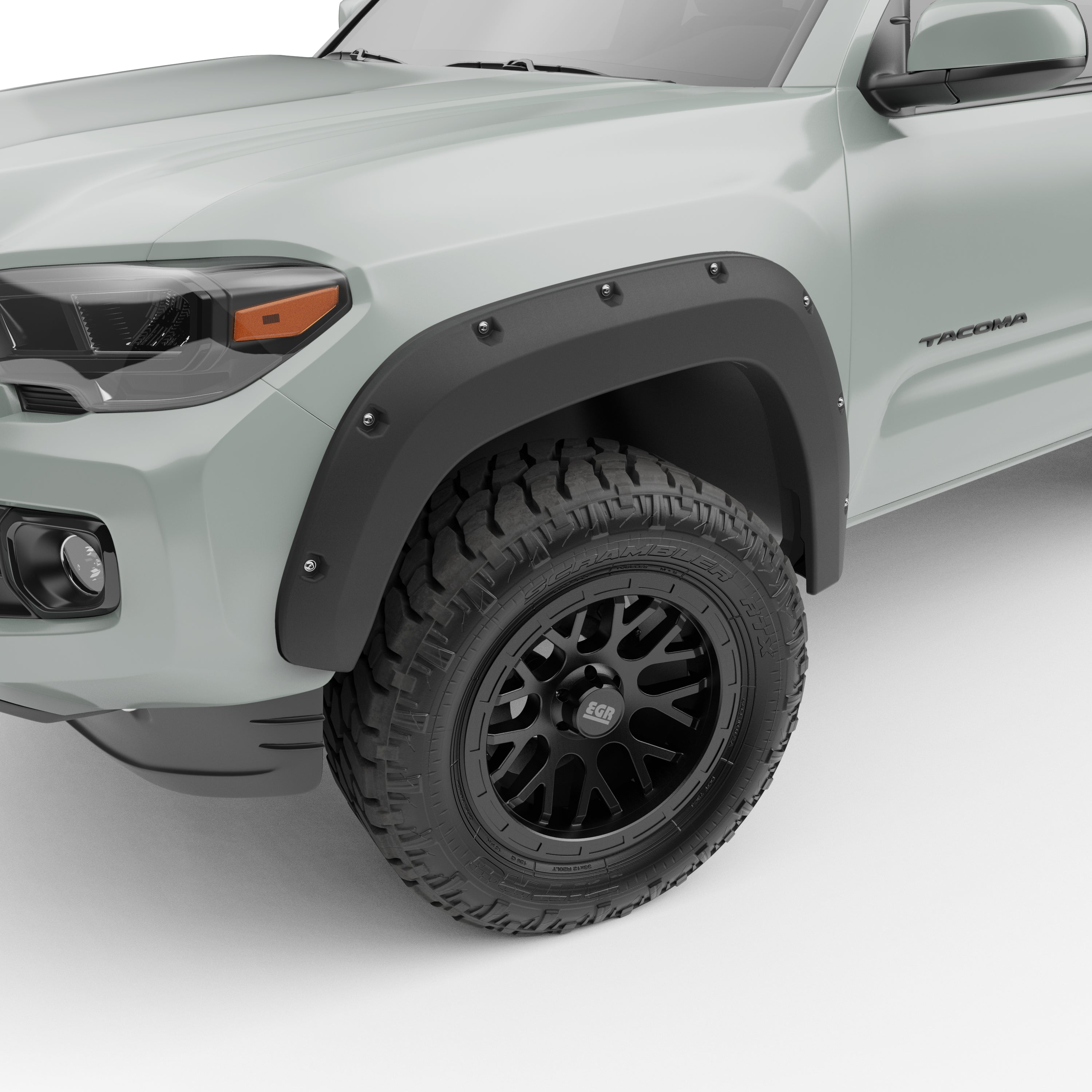 EGR 2016-2023 Toyota Tacoma Crew Cab Extended Cab 4 Door Set Of 4 Traditional Bolt-On Look Fender Flares 795084