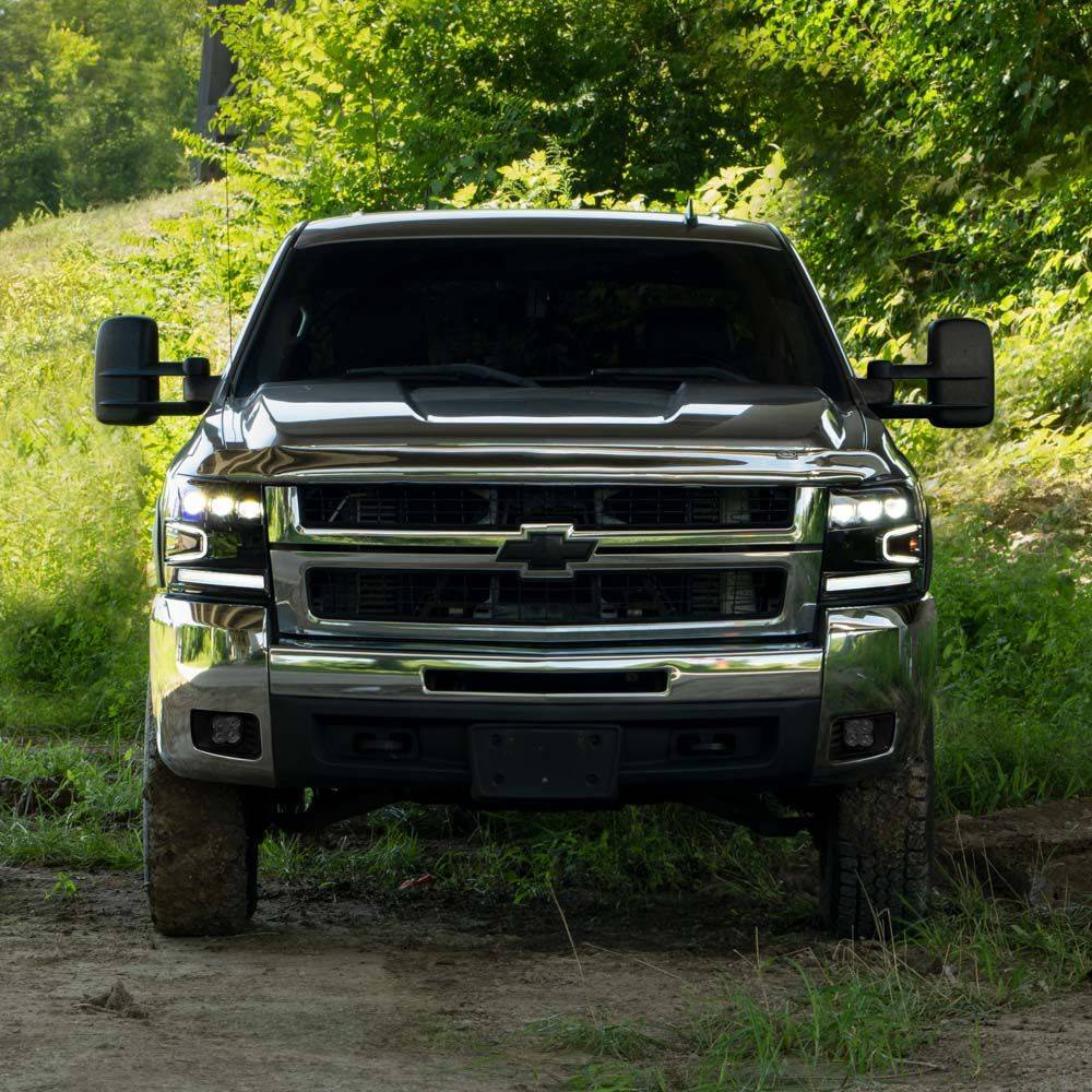 Form Lighting 2007-2013 Chevrolet Silverado 1500 2500 3500 sequential Led Projector Headlights FL0005