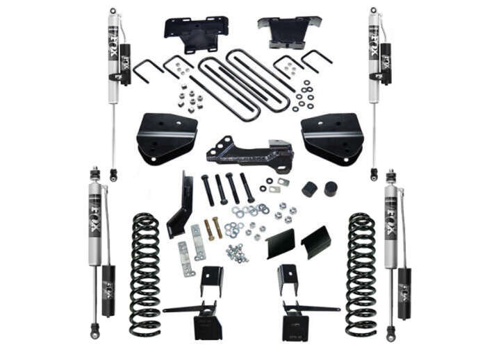 Superlift 2017-2022 Ford F-250 F-350 Super Duty Diesel 4 in. Suspension Lift Kit With Fox 2.0 Shocks Without 4 Link Conversion 4WD K164FX