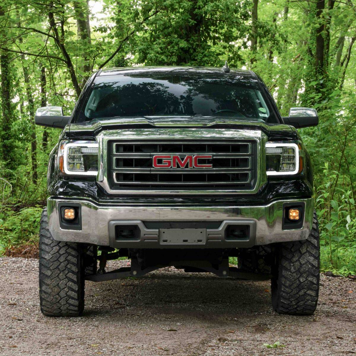 FORM Lighting 2014-2018 GMC Sierra 1500 2015-2019 Sierra 2500HD 3500HD Led Reflector Headlights FL0011