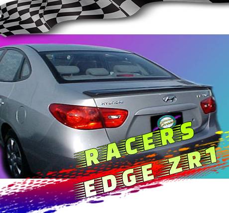 RacersEdgeZR1 2007-2010 Hyundai Elantra Custom Style ABS Spoilers RE760N-2