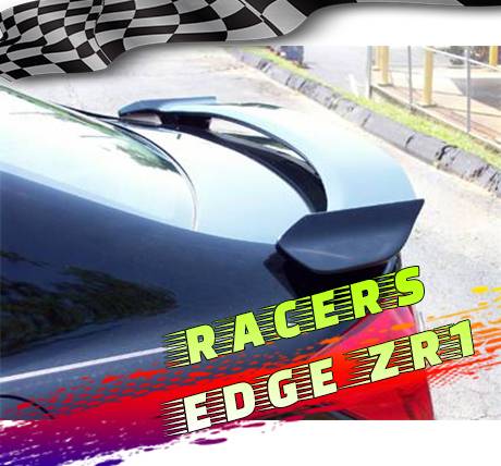 RacersEdgeZR1 2005-2012 Honda Civic 4dr OE Style ABS Spoilers RE227L-1