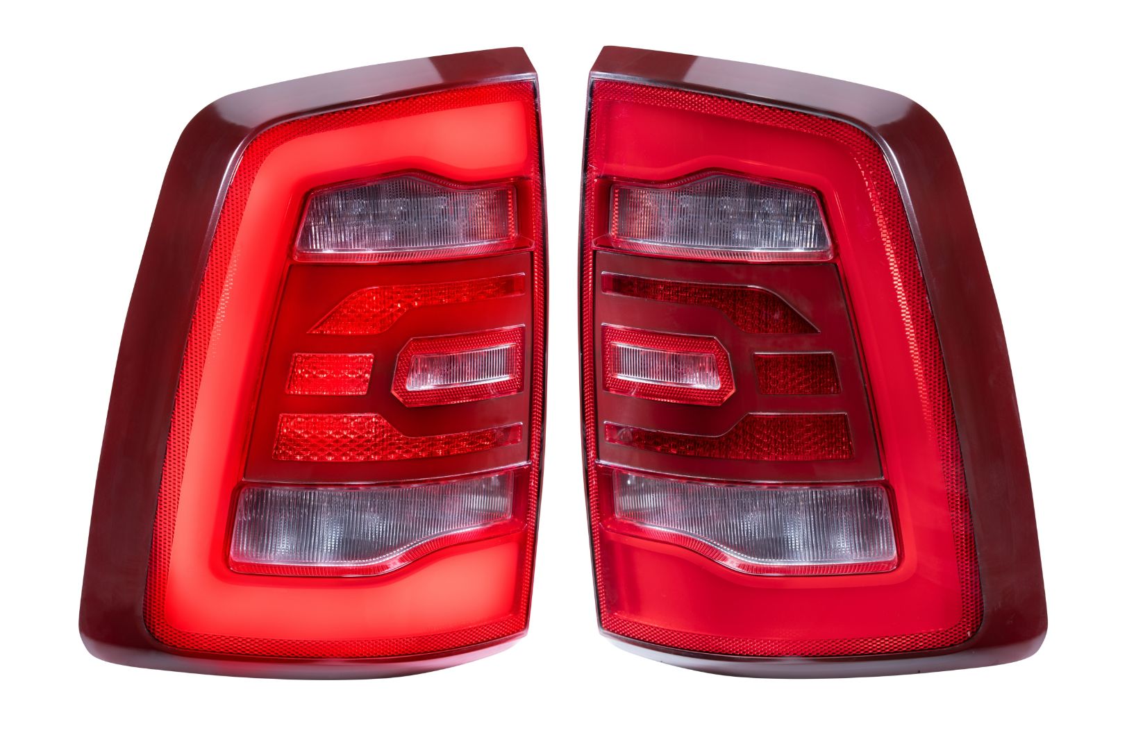 Morimoto 2009-2018 Dodge Ram Carbide Facelift Pair Red LED Tail Lights GTR.TL05