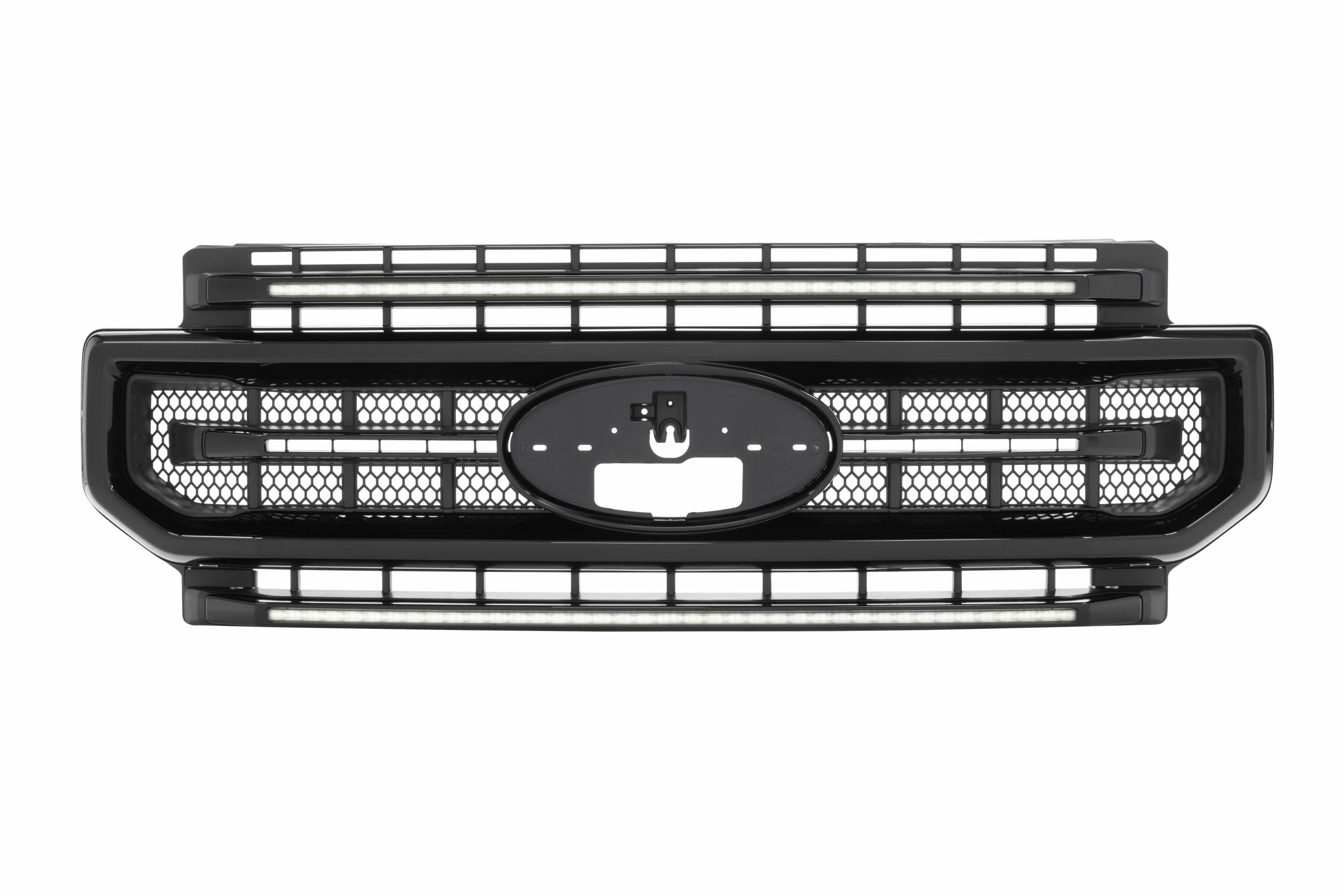 Morimoto 2020-2022 Ford F250 F350 F450 Super Duty Gloss Black White DRL XBG LED Grille XBG10