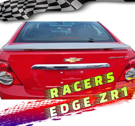 RacersEdgeZR1 2012 Chevrolet Sonic Custom Style ABS Spoilers RE103N-4