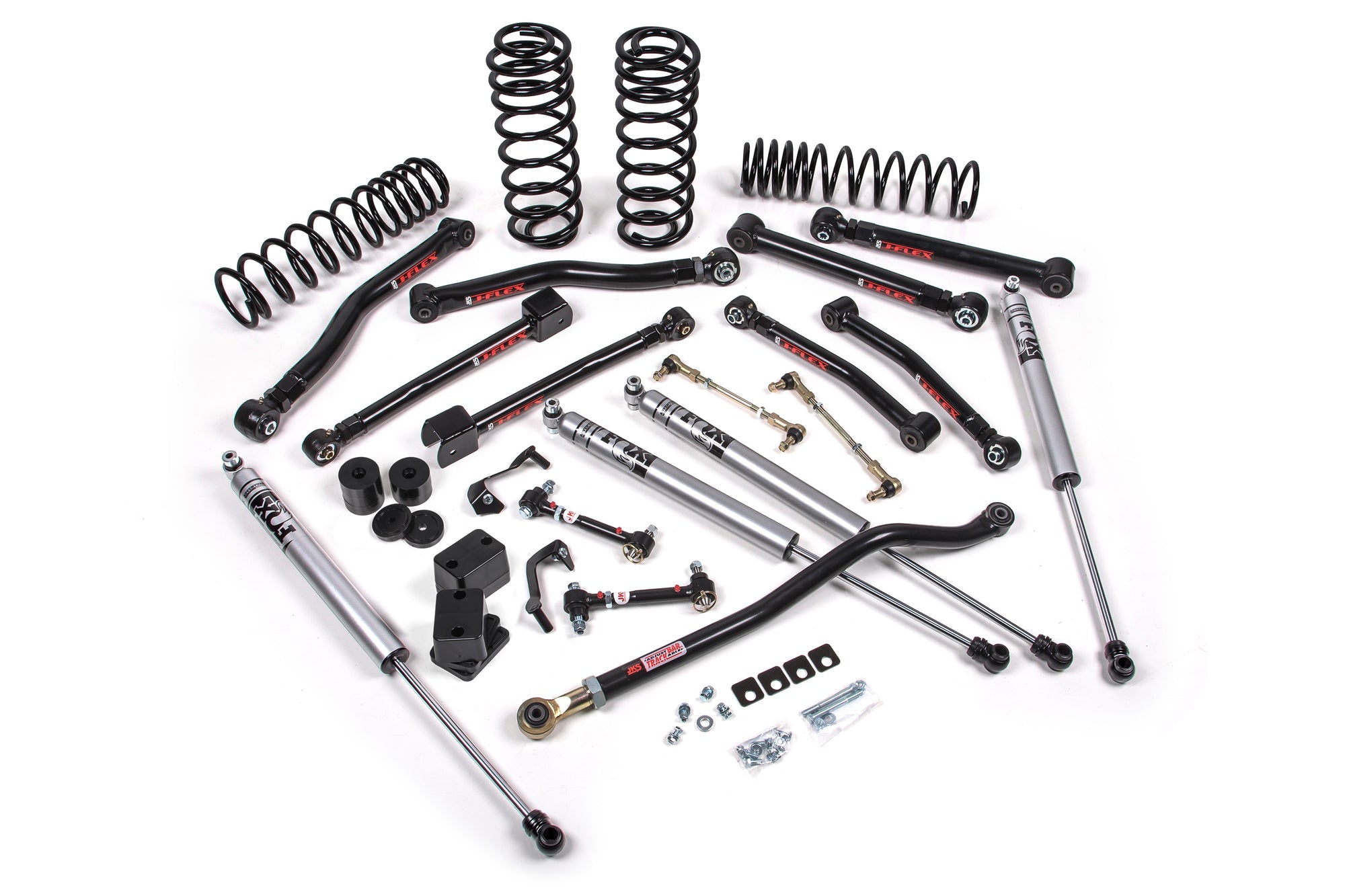 JKS 2018-2022 Jeep Wrangler JL 2dr J-Krawl 3" Lift Kit With Fox Adventure Series Shocks Heavy Duty Rate Coils JSPEC148KFA