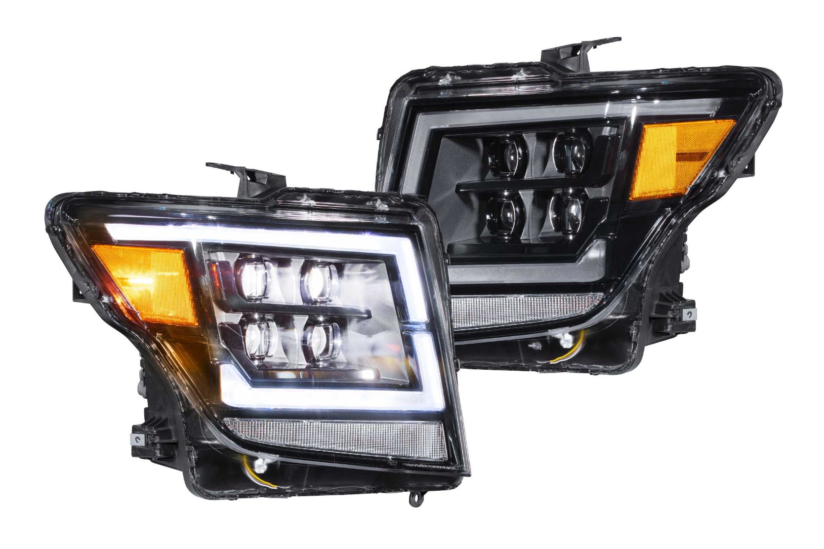 Morimoto 2016-2024 Nissan Titan XB Led Headlights Pair Asm LF476