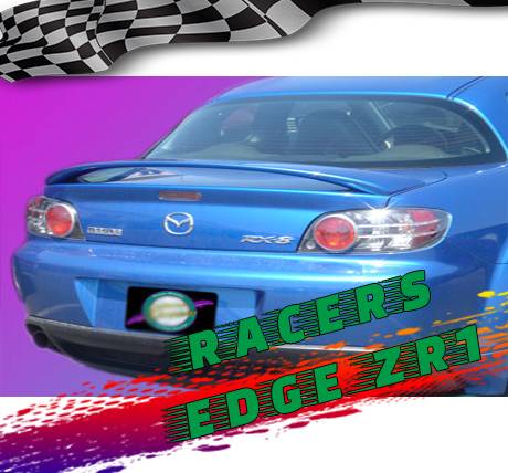 RacersEdgeZR1 2004-2008 Mazda RX-8 Custom Style ABS Spoilers RE73N-3