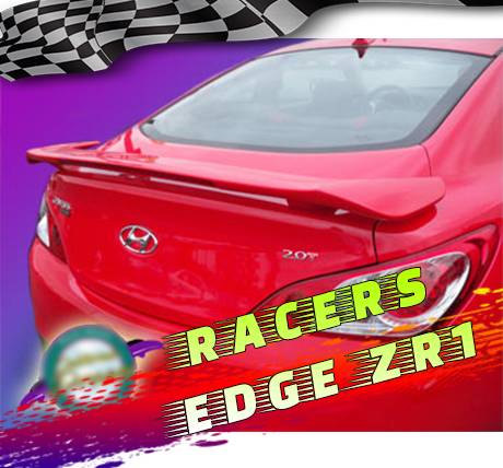 RacersEdgeZR1 2010-2016 Hyundai Genesis Coupe OE Style ABS Spoilers RE82L-0
