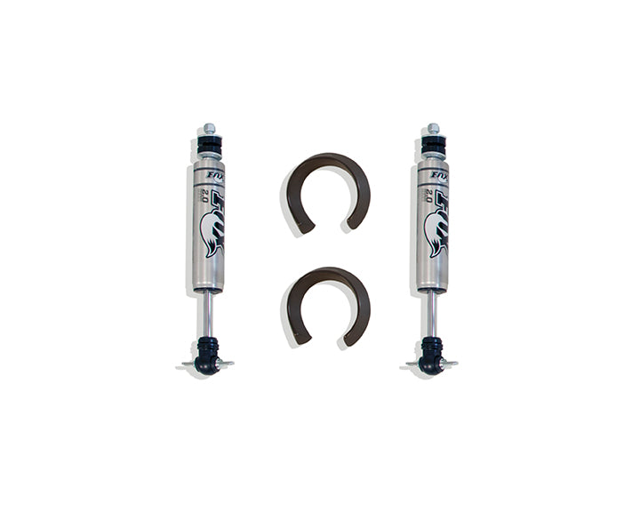 MaxTrac Suspension 2002-2024 Dodge Ram 1500 V6 2019-2024 Ram 1500 Classic 2WD 2" Height Maxpro Elite Kit Front Coil Spacers With Fox Shocks 872460F