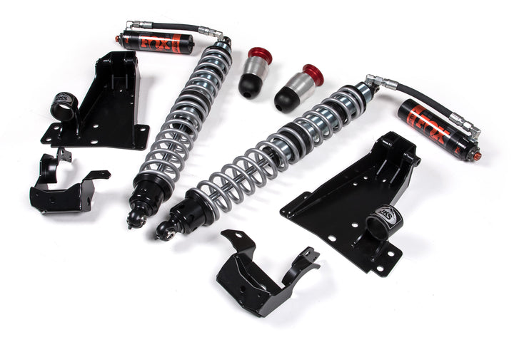 JKS 2018-2022 Jeep Wrangler JL Front Coilover Conversion Kit with FOX 2.5 DSC Shocks Standard Bump JSPEC5000K
