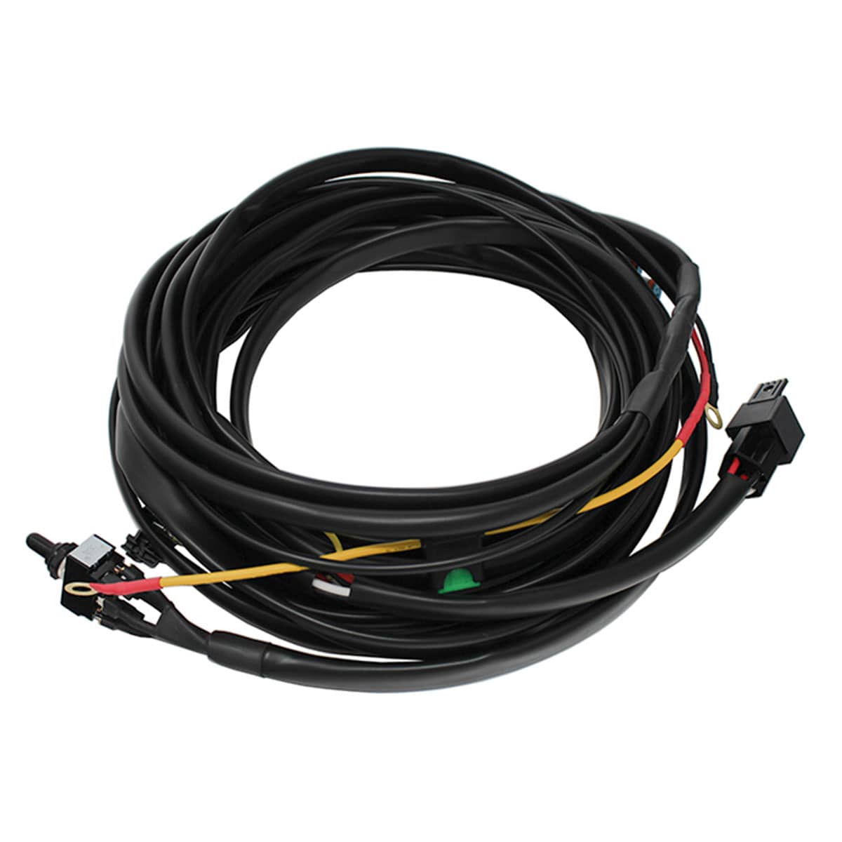Baja Designs LP6 LED Lights Pod Amber Driving/Combo, Rock Guards, Upfitter Harness 270013-640167-278001