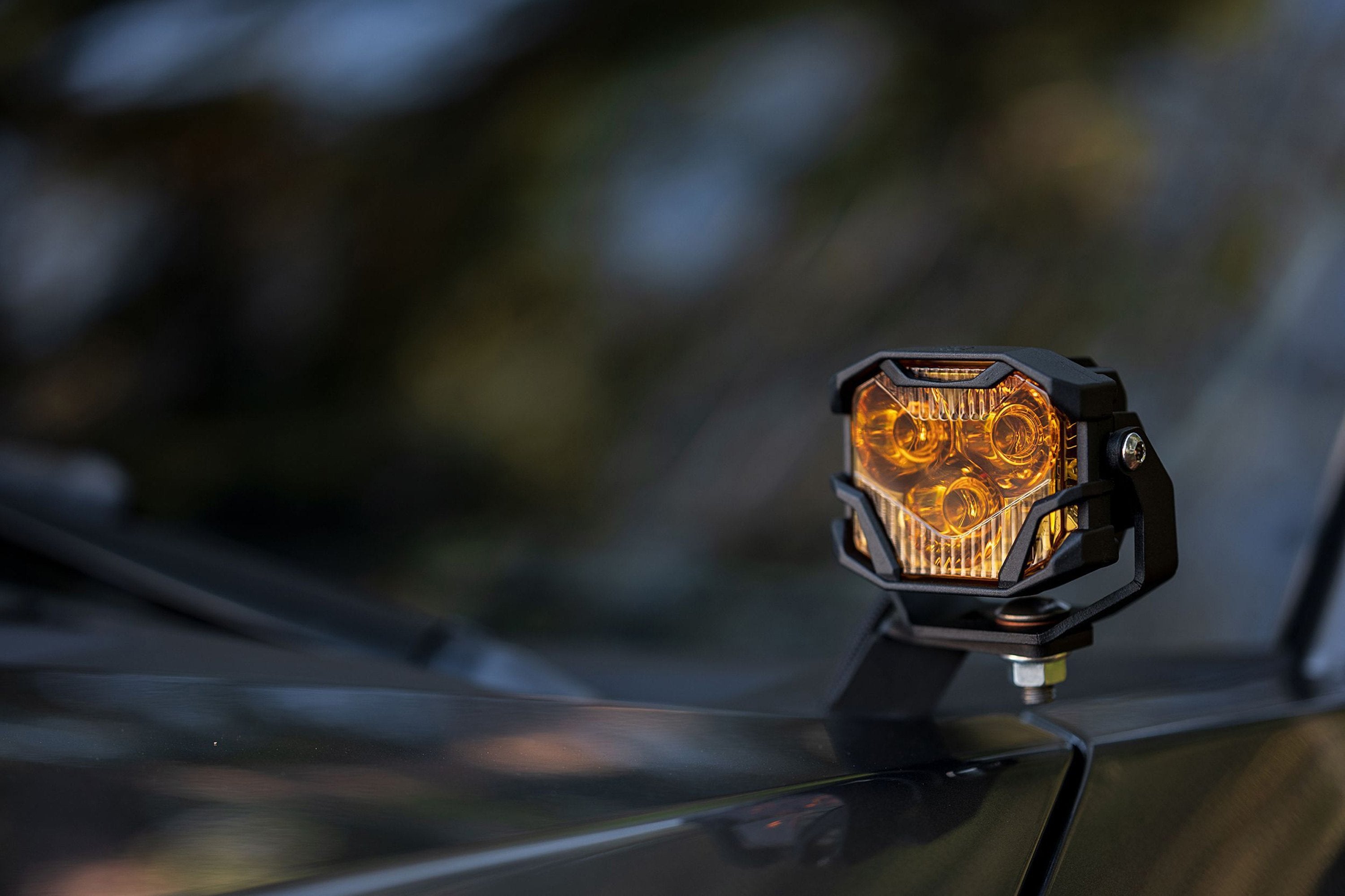 Morimoto 4Banger HXB Spot Beam Yellow LED Lights BAF008.2