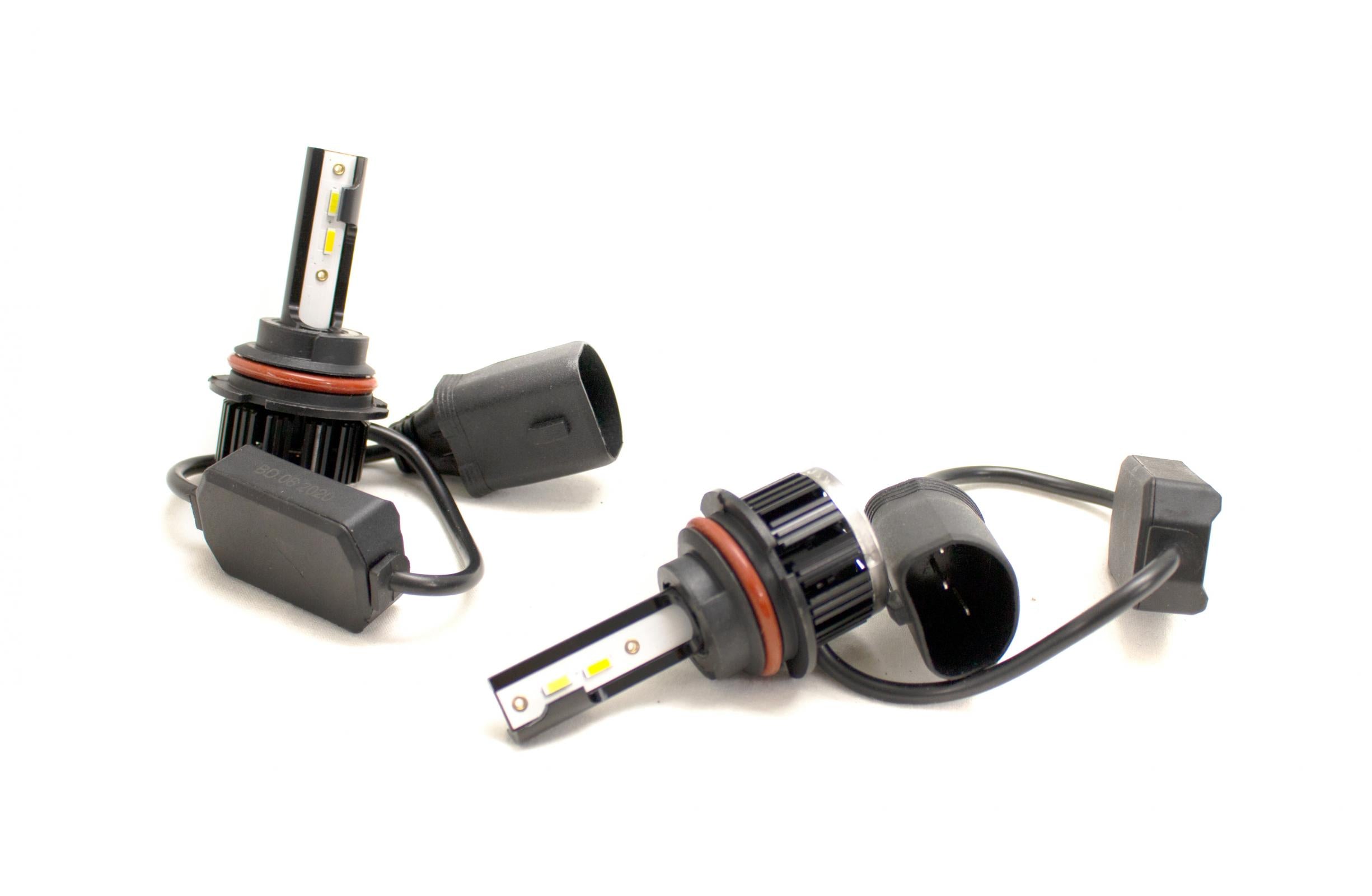 Race Sport 2200-4000 LUX 9007 TRIO-GOLD Series 3K lo beam 5K hi beam Switchback LED conversion Micro Fitment Kit 9007AWK