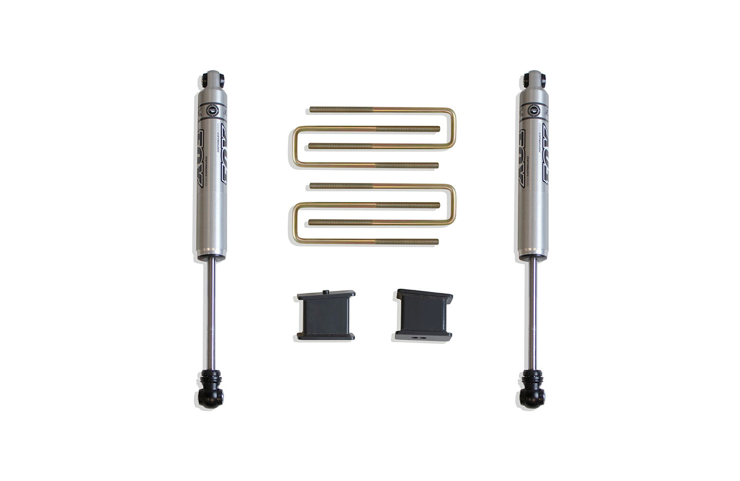 MaxTrac Suspension 2019-2024 Chevrolet Silverado GMC Sierra 1500 4" 2007-2016 Silverado Sierra 1500 2WD 4WD 3" Height Maxpro Elite Rear Lift Kit With Fox Shocks 901340F