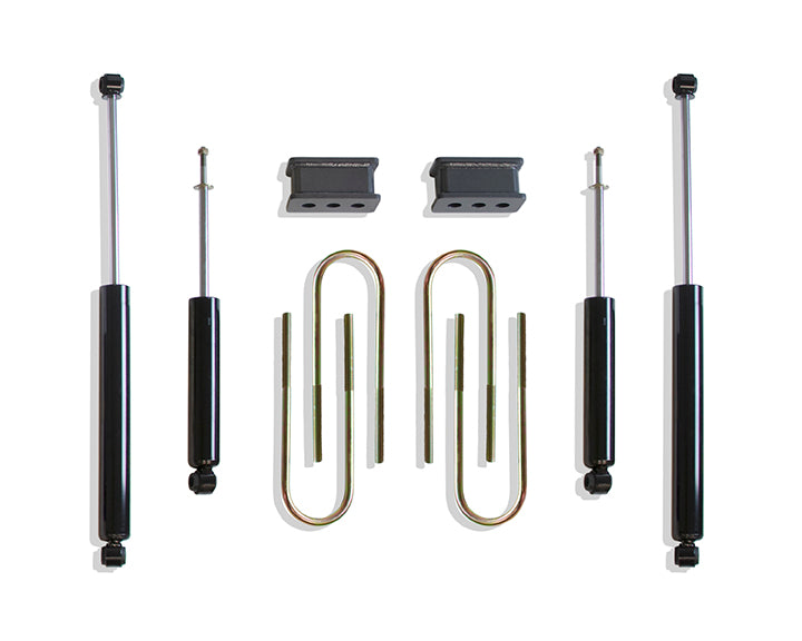 MaxTrac Suspension 2003-2008 Dodge Ram 1500 Mega Cab 8 Lug Ram 2500 Ram 3500 2WD 3.5-3.625" Axle 2.5" Height Maxpro Rear Lift Kit With 3.6" U-Bolts 902225S