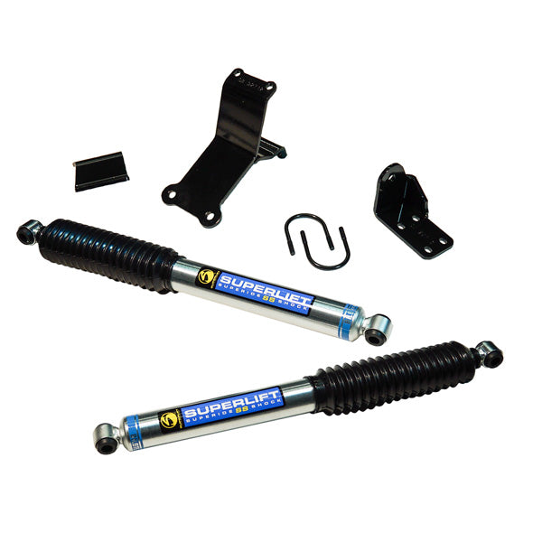 SUPERLIFT 2014-2022 Dodge Ram 2500 2013-2022 Ram 3500 4WD High Clearance Dual Steering Stabilizer Kit Bilstein Cylinders 92713