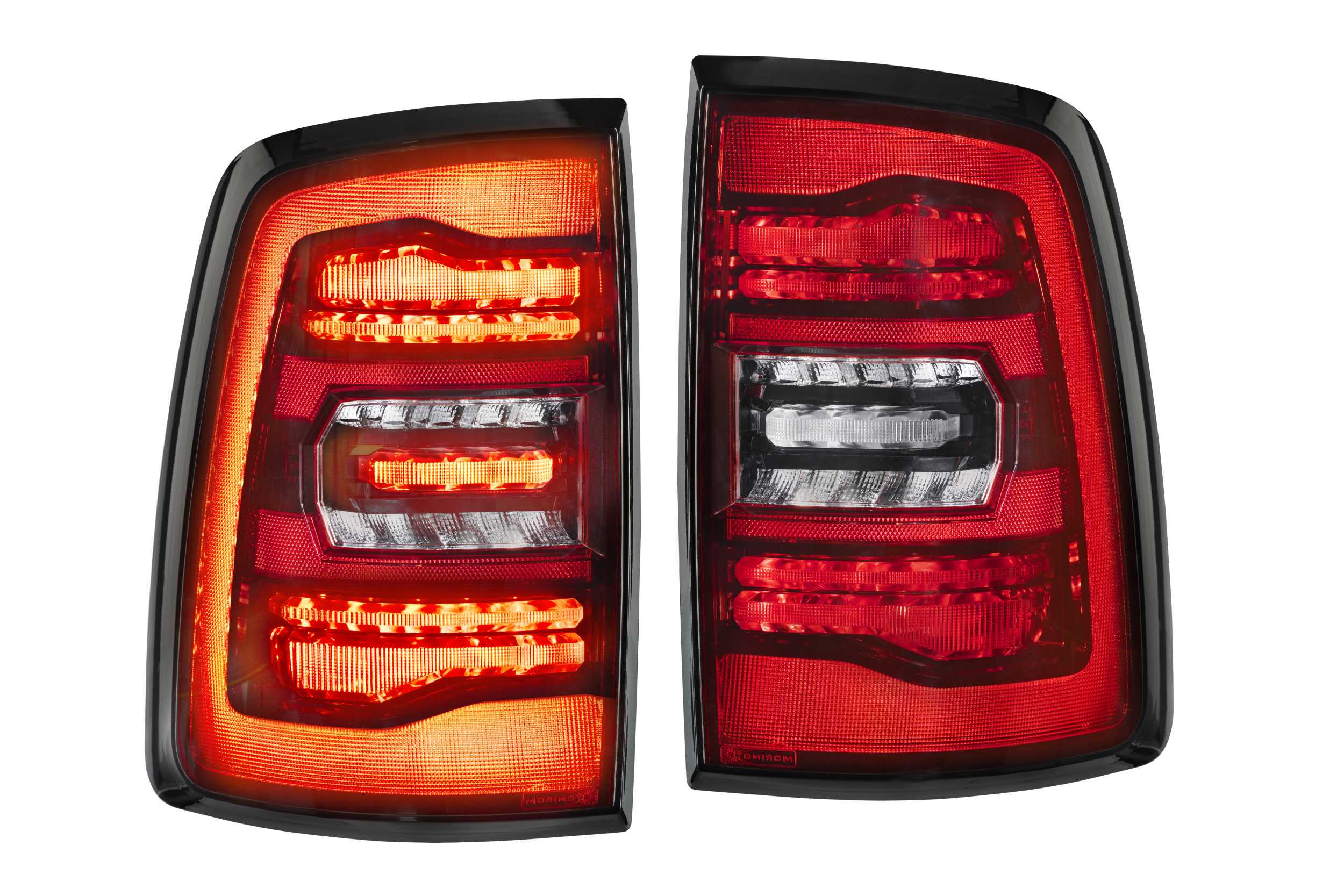 Morimoto 2009-2018 Dodge Ram Pair Red Gen2 XB LED Tail Lights LF725