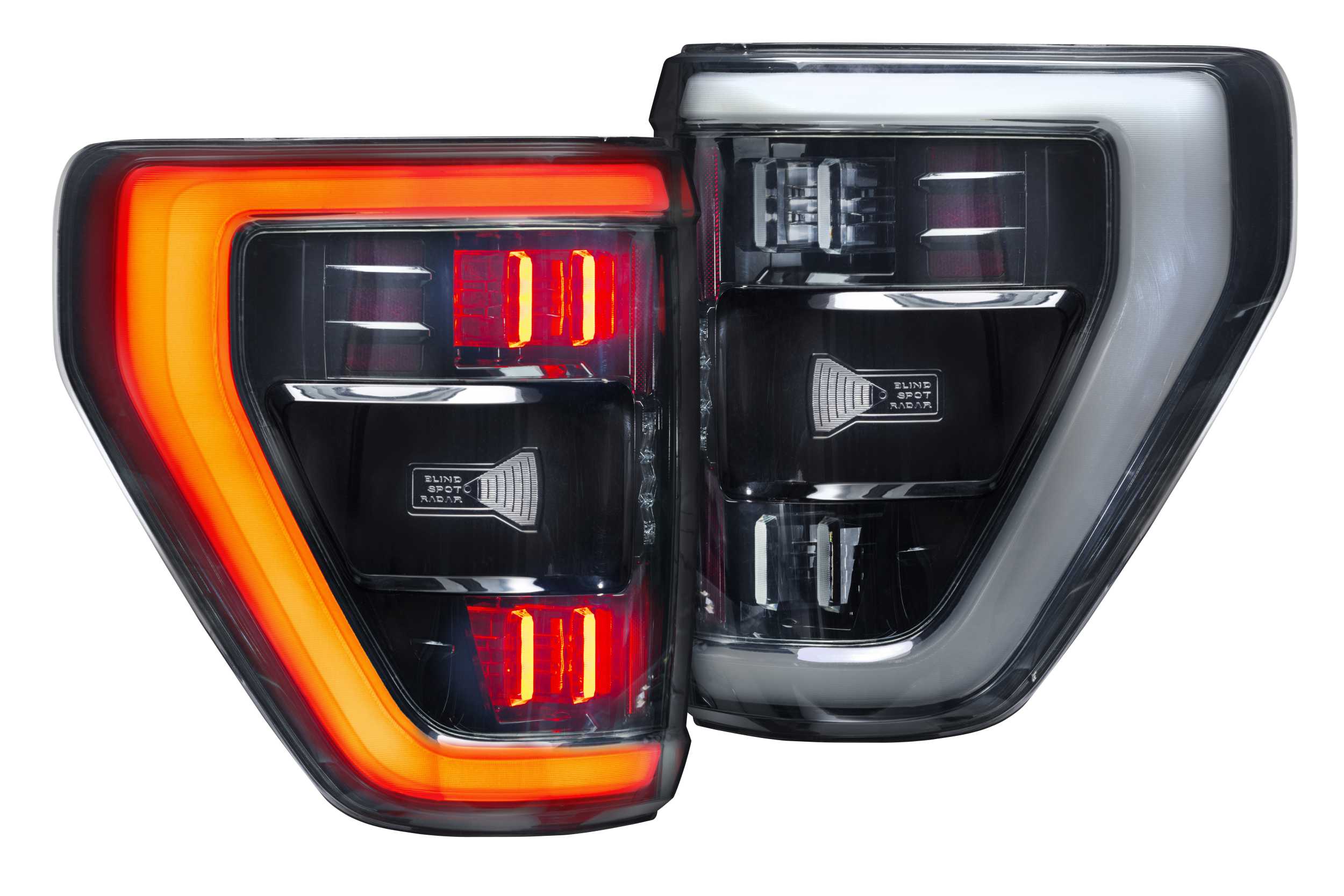 Morimoto 2021-2024 Ford F150 Pair BLIS Smoked XB LED Tail Lights LF735