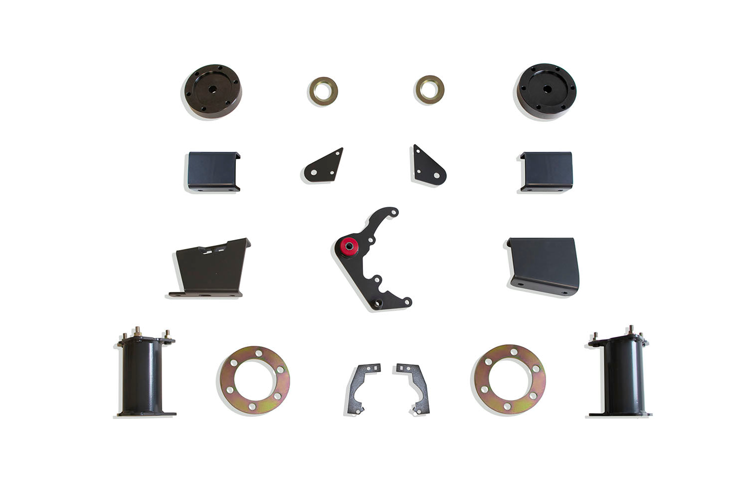 MaxTrac Suspension 7"-5" Lift Kit Including Diff Drop Brackets Sway Bar Brackets Strut Spacers Axle Spacers Brake Line Brackets & Hardware 941370-5