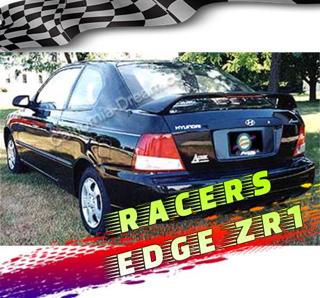 RacersEdgeZR1 2001-2002 Hyundai Accent 3dr Hatch Custom Style ABS Spoilers RE26L-8