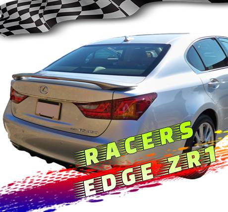 RacersEdgeZR1 2013-2014 Lexus GS 350 Custom Style ABS Spoilers RE162L-27