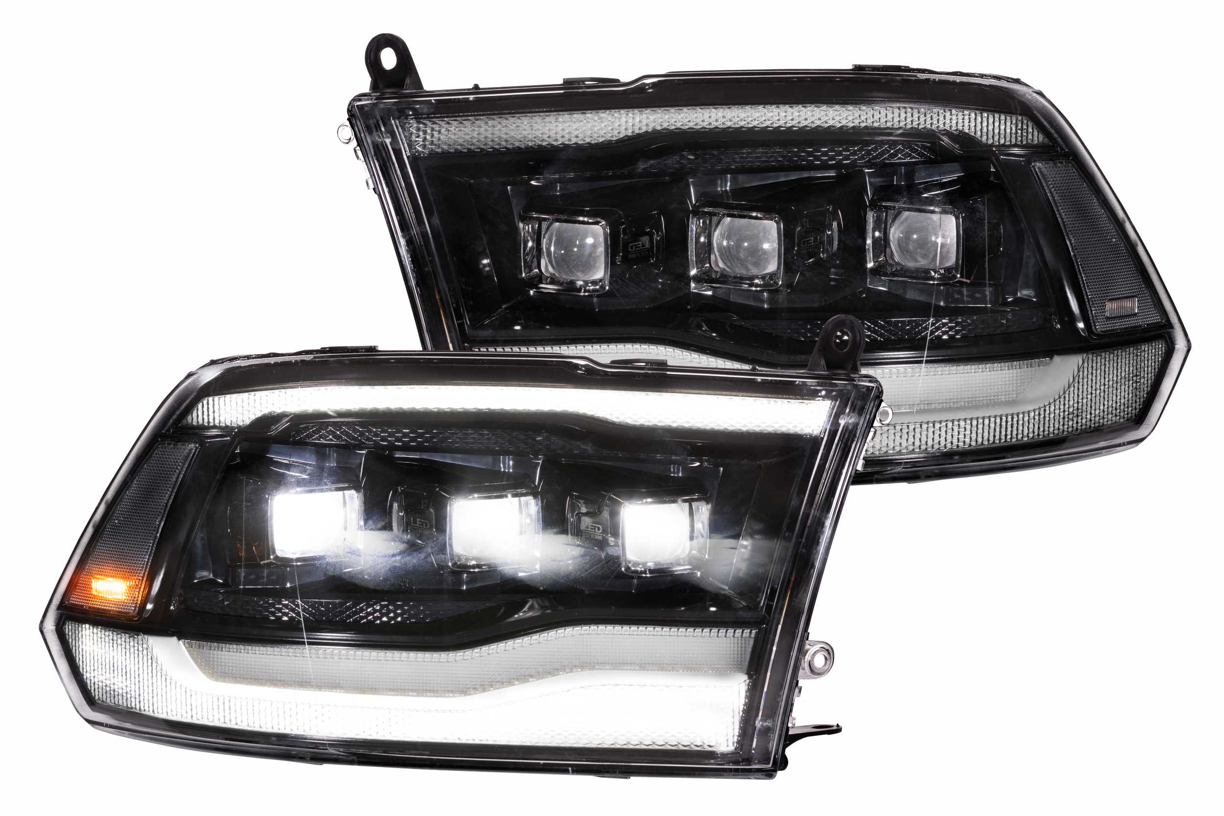 Morimoto 2009-2018 Dodge Ram Carbide Pair LED Headlights GTR.HL50