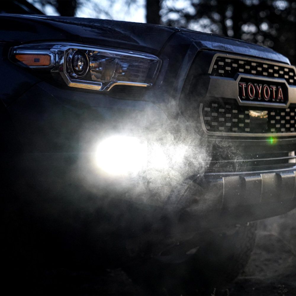 KC Hilites 2012-2024 Toyota Tacoma 2010-2024 4runner 2014-2021 Tundra FLEX ERA 3 Fog Pocket Kits Off Road Lights Spot 97152