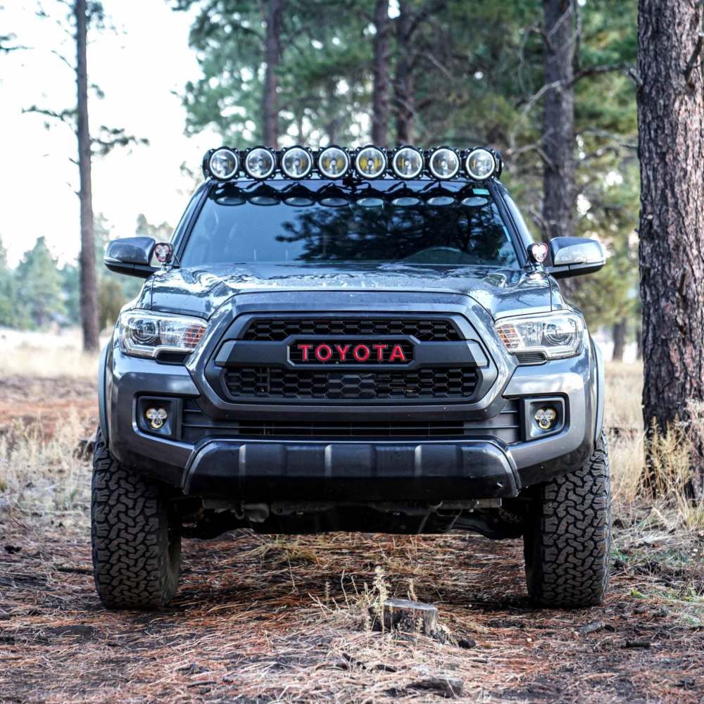 KC Hilites 2012-2024 Toyota Tacoma 2010-2024 4runner 2014-2021 Tundra FLEX ERA 3 Fog Pocket Kits Off Road Lights Spot 97152