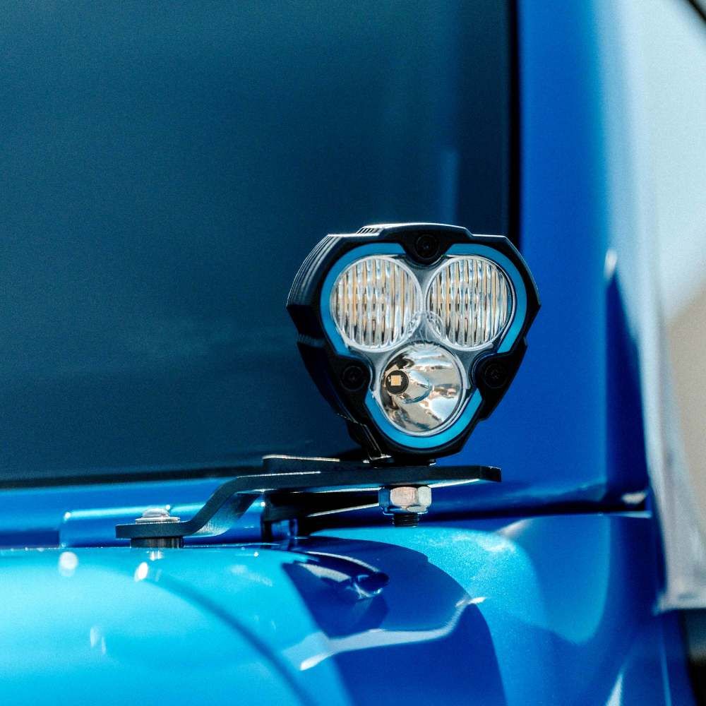 KC Hilites 2021-2024 Jeep Wrangler 392 2020-2024 Gladiator Mojave FLEX ERA 3 2 Light System Ditch Light Kit Spot Beam 97162