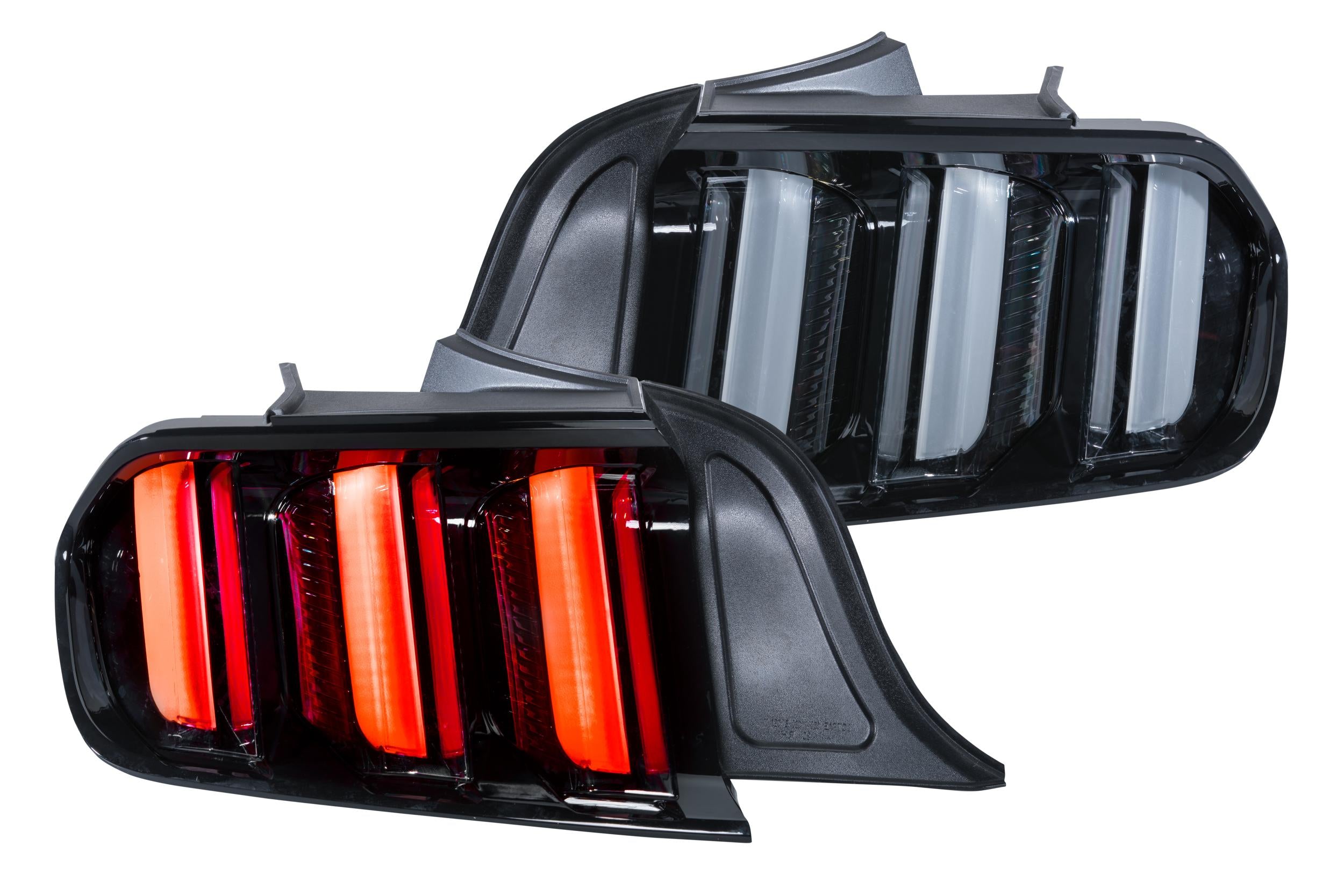 Morimoto 2015-2022 Ford Mustang XB LED Tail Lights Pair Clear Amber Seq LF425