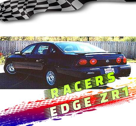 RacersEdgeZR1 2000-2005 Chevrolet Impala Custom Style ABS Spoilers RE15N2-2
