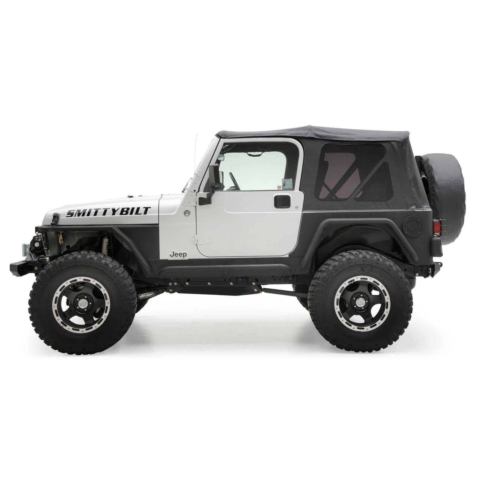 Smittybilt 1997-2006 Jeep Wrangler TJ Replacement Soft Top With Tinted Windows Diamond Black 9971235