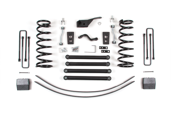 Zone OffRoad 1994-1999 Dodge Ram 1500 4WD 5in Coil Spring Lift Kit ZOND44